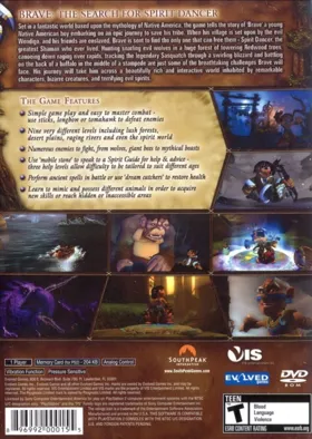 Brave - The Search for Spirit Dancer box cover back
